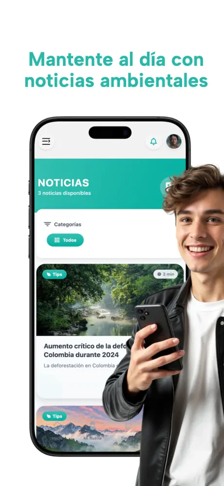 Mantente al día con noticias ambientales