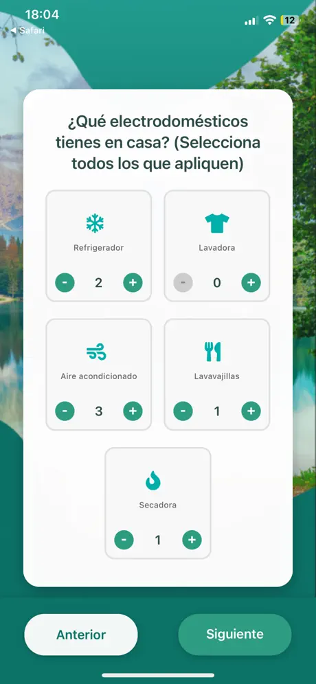 Electrodomésticos en casa